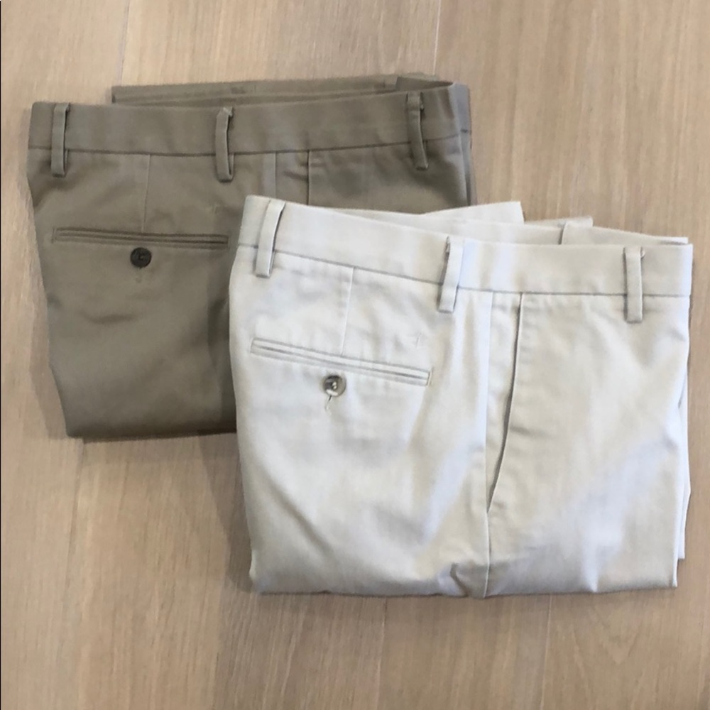Men’s 2 pair Dockers Straight Fit Flat Front Pants
